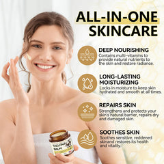 Veakoo ingredient label showing grass-fed tallow and natural components benefit