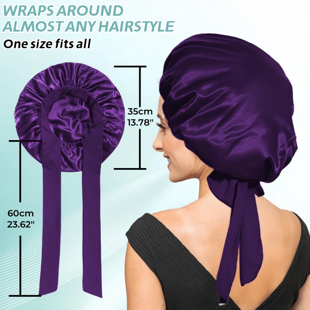 VECIIR bonnet beside ruler to show 13.12 inch diameter and roomy interior