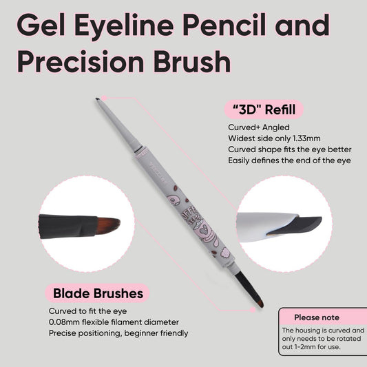 VEECCI close-up of 1.3mm gel tip for precise lines and controlled application