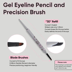 VEECCI close-up of 1.3mm gel tip for precise lines and controlled application