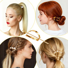 VEEVIIY U-pin securing a bun for strong, discreet hold