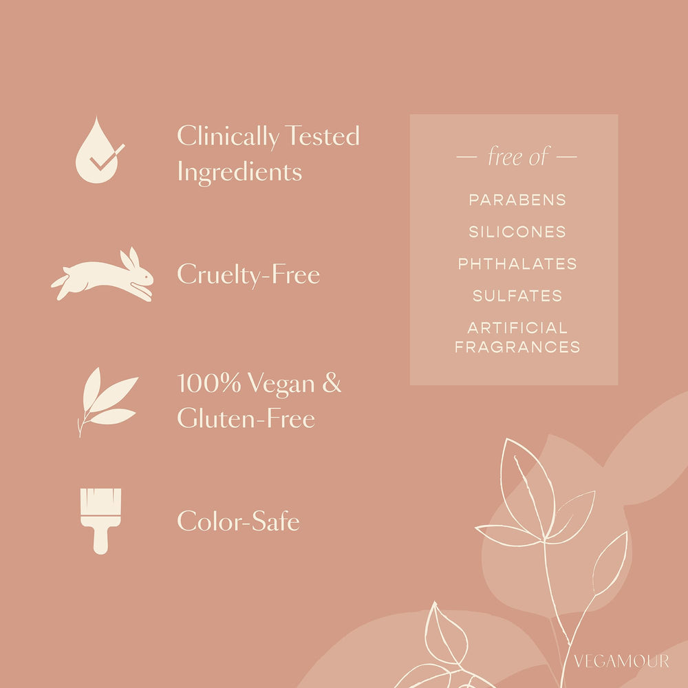 VEGAMOUR applying spray at roots to instantly refresh and lift hair