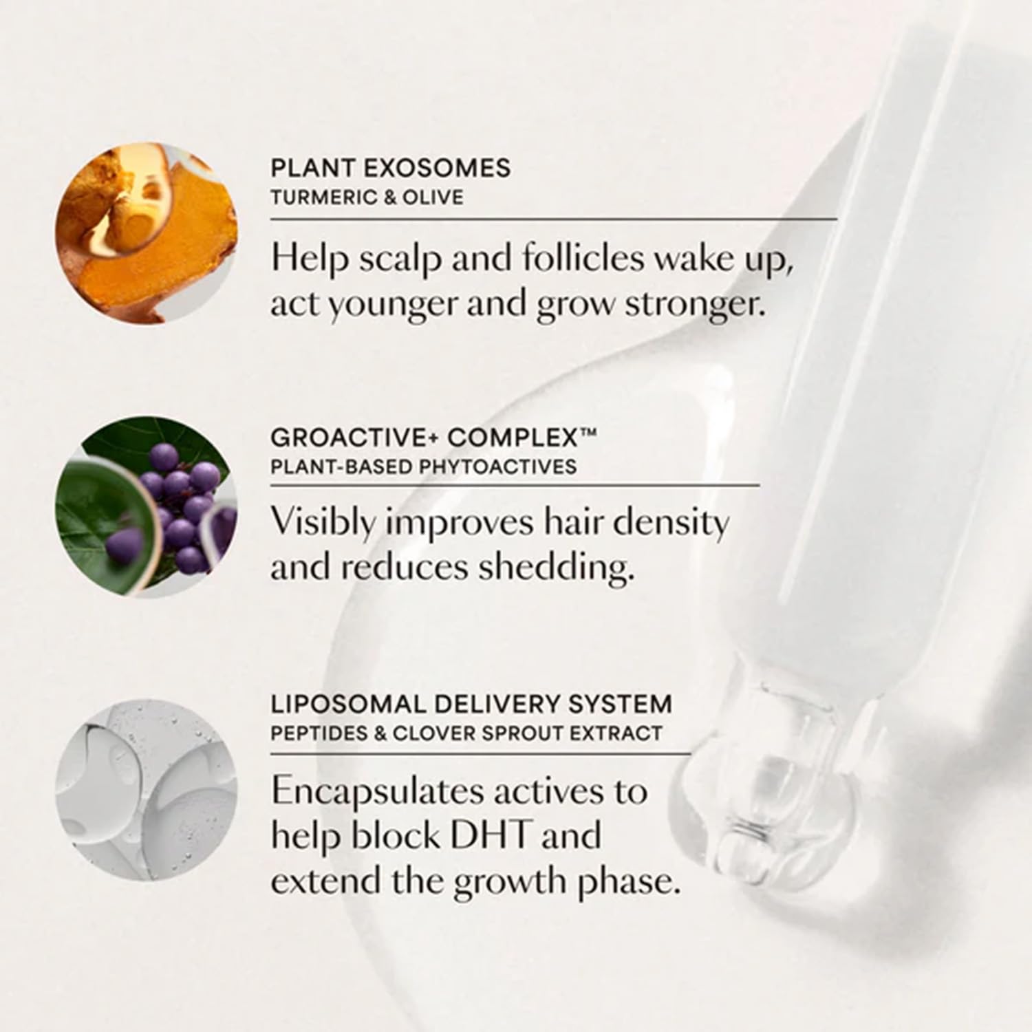 VEGAMOUR bottle staged in bathroom routine showing integration into daily care
