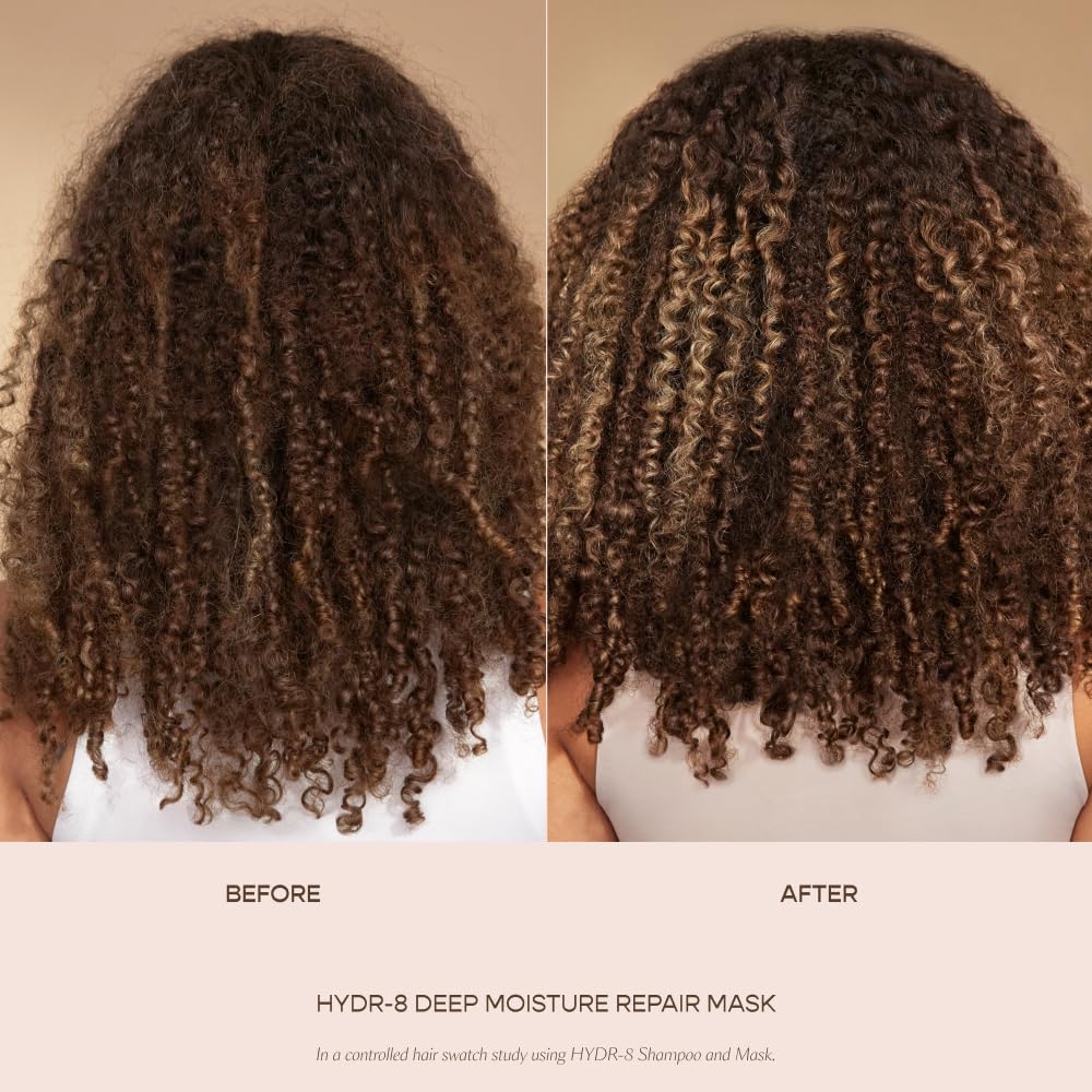 VEGAMOUR after use glossy hair showing smoother frizz-free finish