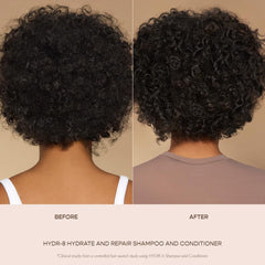 VEGAMOUR creamy conditioner texture demonstrating rich hydration benefit