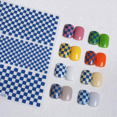 Veibeau close-up of checkerboard houndstooth pattern detail and high-contrast finish for crisp art