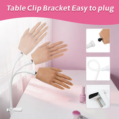 Veikmv detailed nail grooves holding a false tip for secure practice benefit