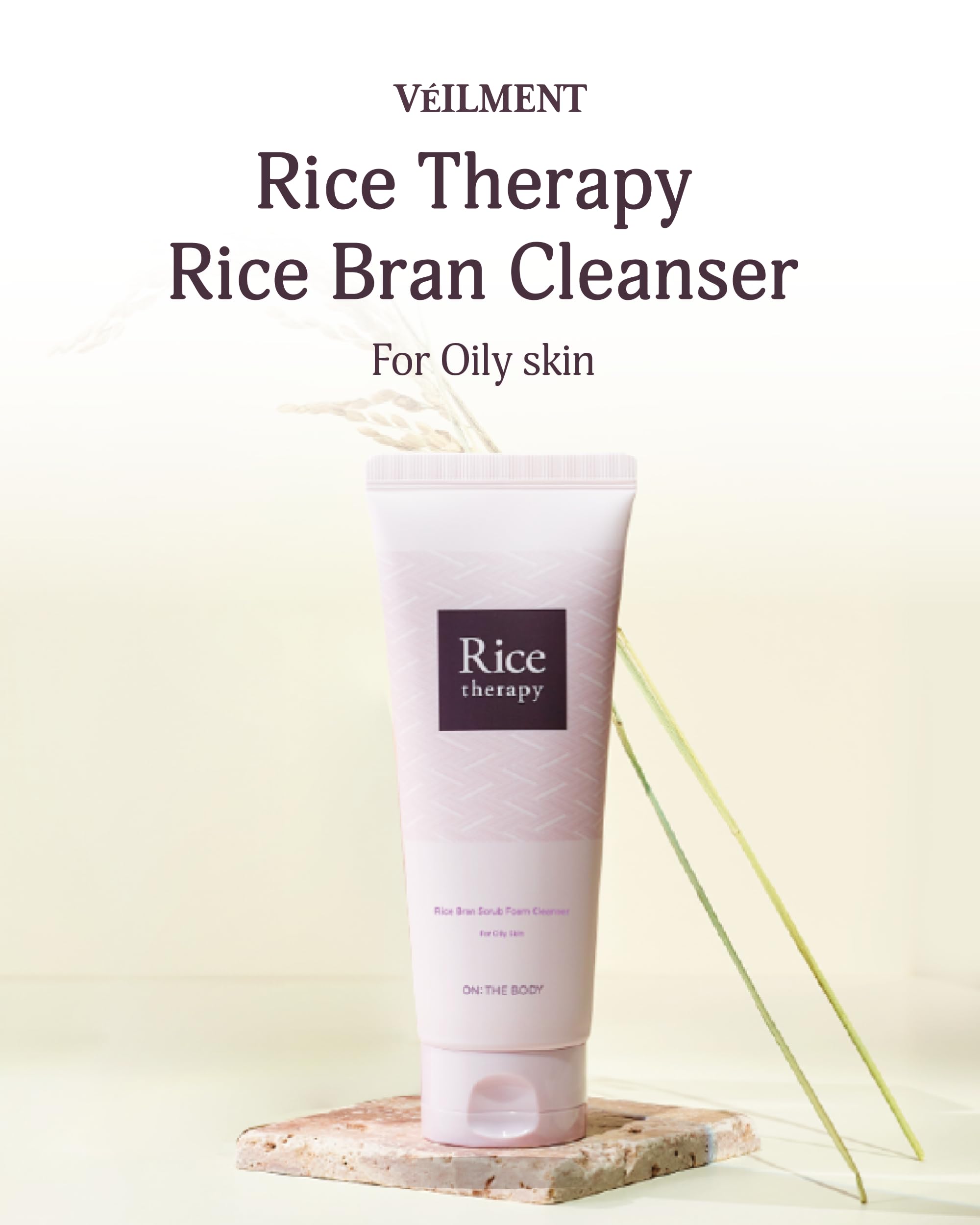 VEILMENT open tube with creamy foam texture for gentle cleansing benefit