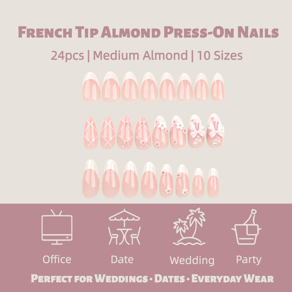 VELINNA demonstration of applying press-on nails for quick salon look