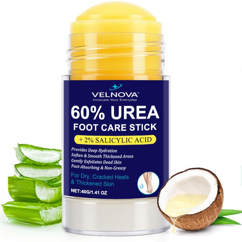 VELNOVA front packaging stick showing compact callus treatment benefit