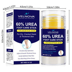 VELNOVA size by hand comparison highlighting portable, travel-friendly benefit