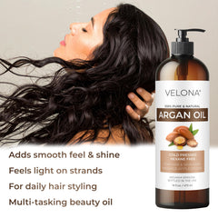 velona argan oil massaged into cuticles to strengthen and protect nails