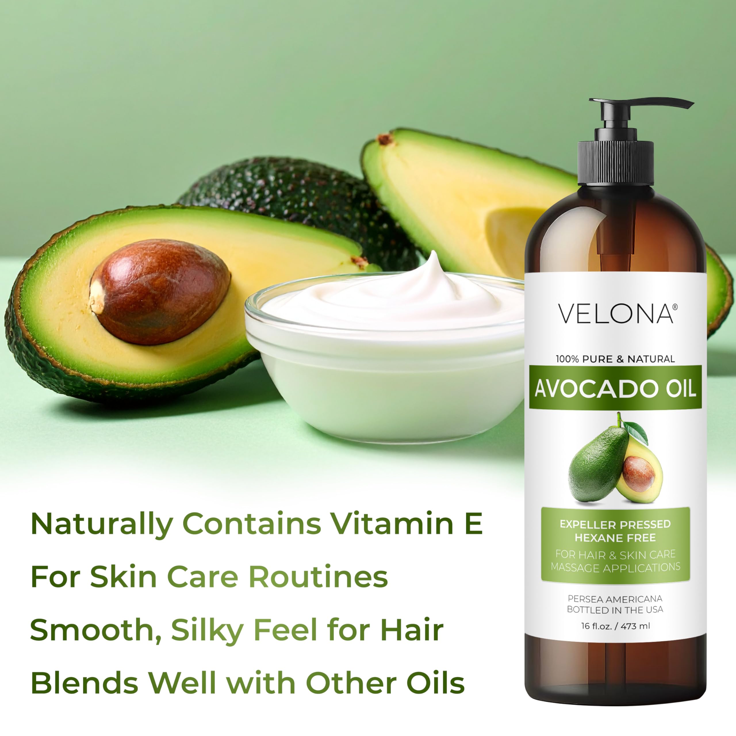 velona avocado oil used in spa setting demonstrating professional-grade versatility