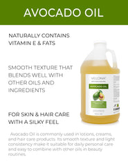 velona avocado oil pouring from bottle highlighting smooth pour and easy blending