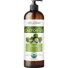 velona front bottle 16oz showing label and pump, easy dispensing benefit