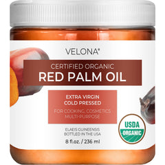 velona jar front label showing organic certification and product name for trust