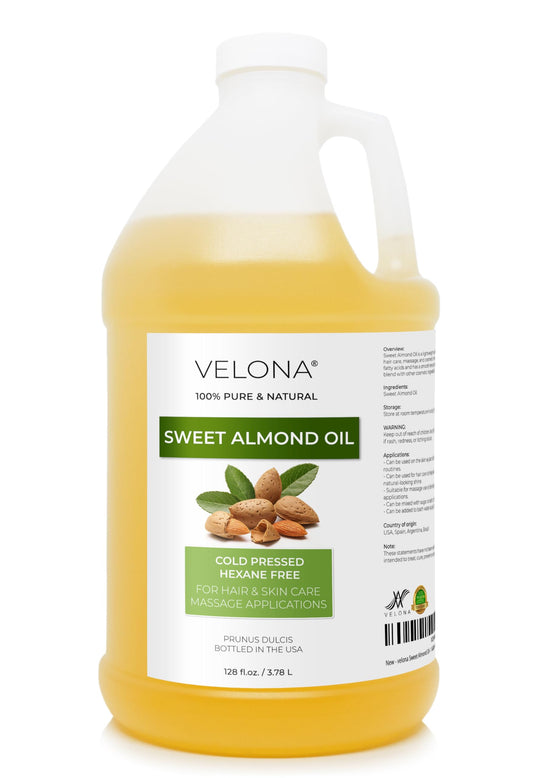 velona front label on 1 gallon bottle showing product clarity and branding benefit