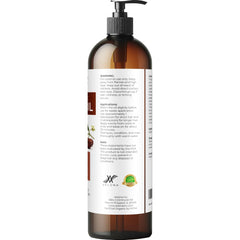 velona 8 fl oz bottle next to hand to show size and convenient pump dispensing
