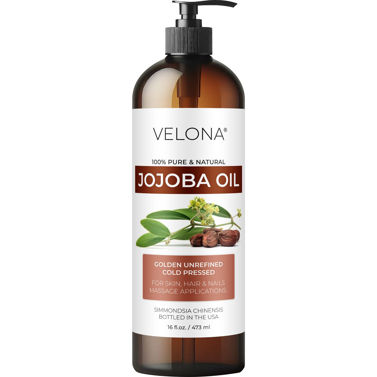 velona front packaging 16 fl oz bottle with pump for easy dispensing and storage
