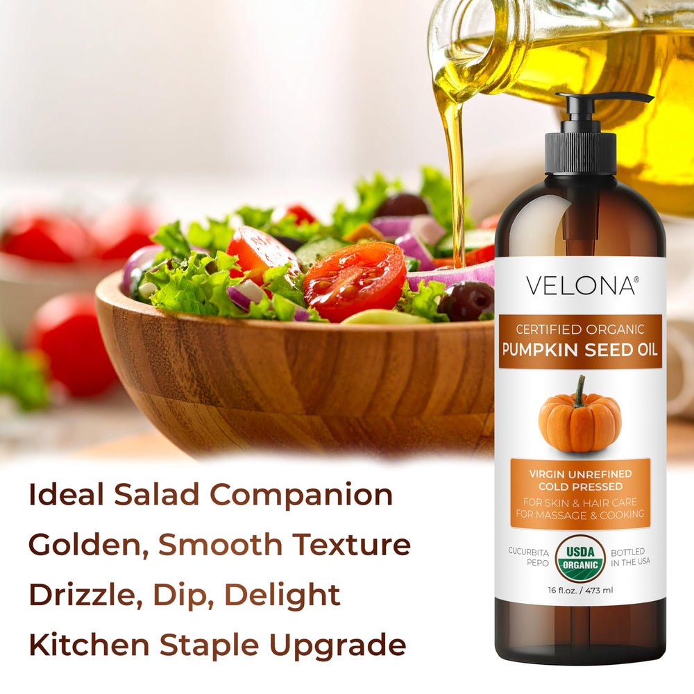 velona label detail showing USDA Organic certification and purity