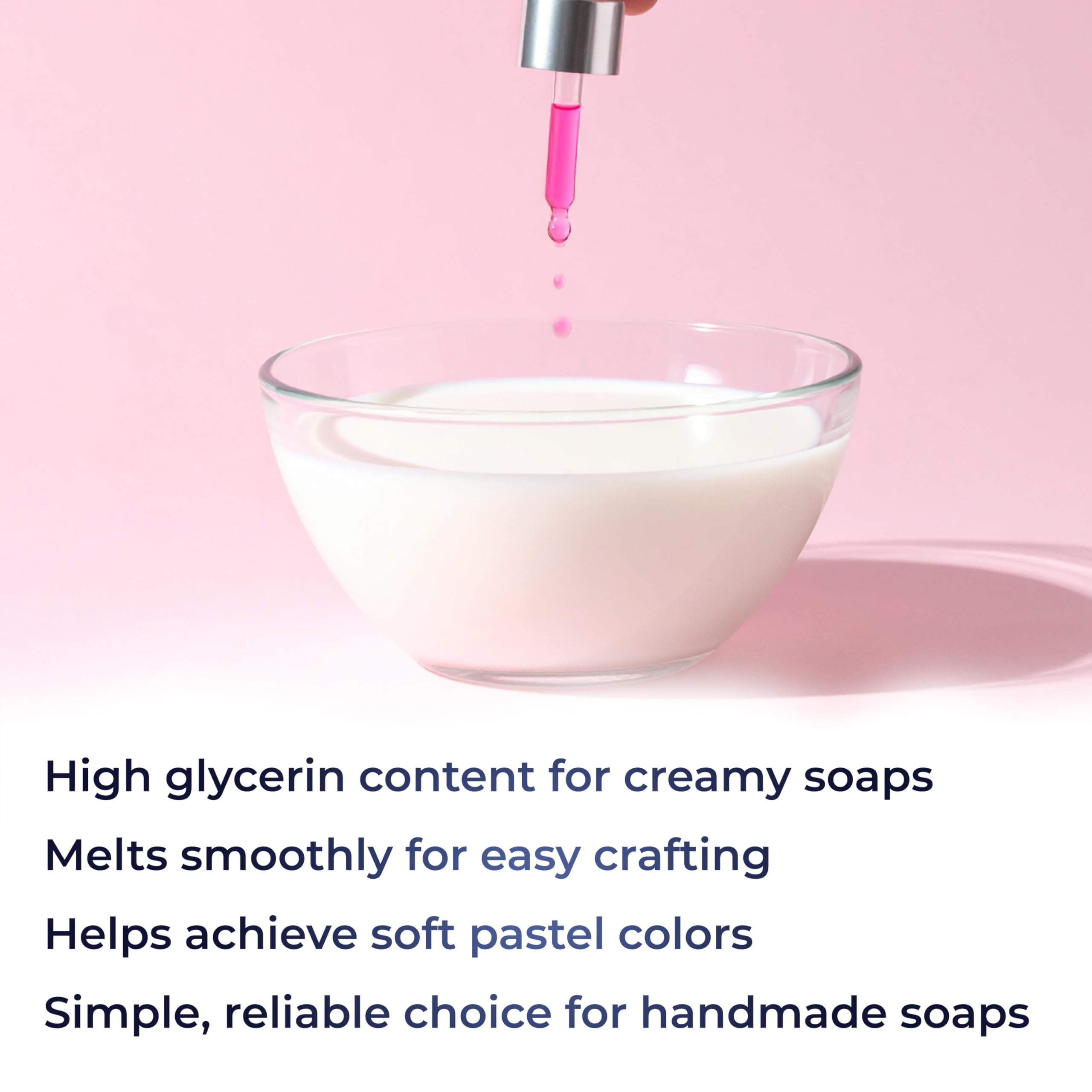 velona close-up of soap base texture showing smooth high-glycerin finish
