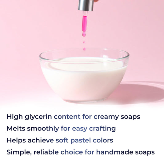 velona close-up of soap base texture showing smooth high-glycerin finish