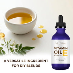 velona applying a drop to face to lock in moisture and smooth skin