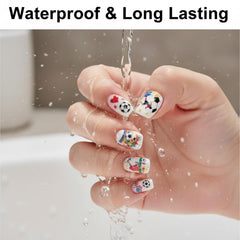 Veloranty single sheet layout with mixed football motifs for versatile DIY nail art