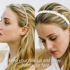 VELSCRUN flat lay of seven headbands showing style variety