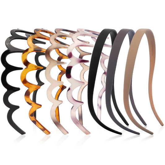 VELSCRUN front view of headbands showing sleek matte finish and pack benefit