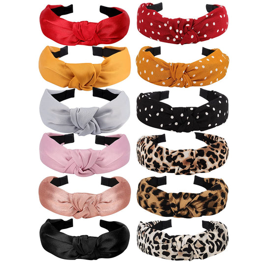 VELSCRUN front packaging showing 12 assorted headbands and variety benefits