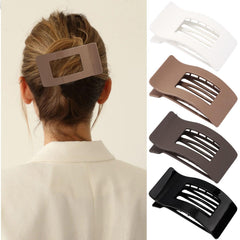 VELSCRUN flat hair clip front packaging showing neat matte finish and practical design