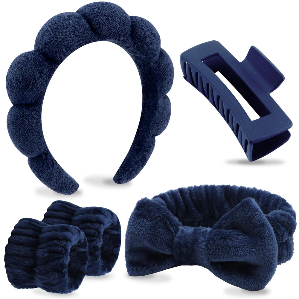 VELSCRUN front-view headband set showing all five pieces for easy routines