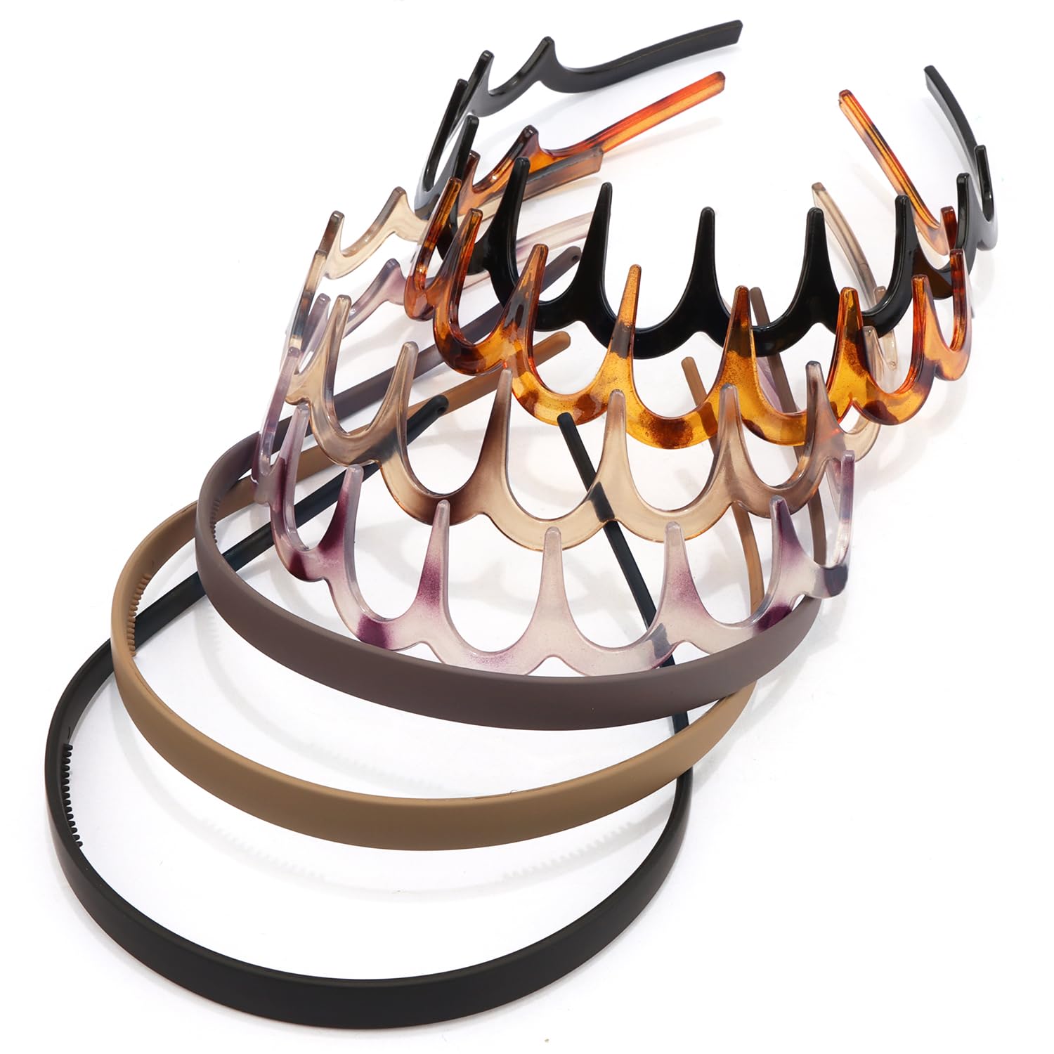VELSCRUN four headbands displayed together offering variety and replacement benefit