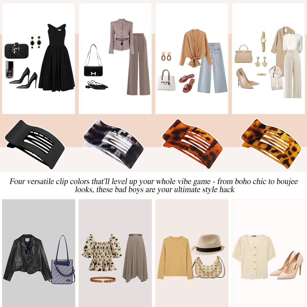 VELSCRUN four-color set arranged for outfit-matching versatility benefit