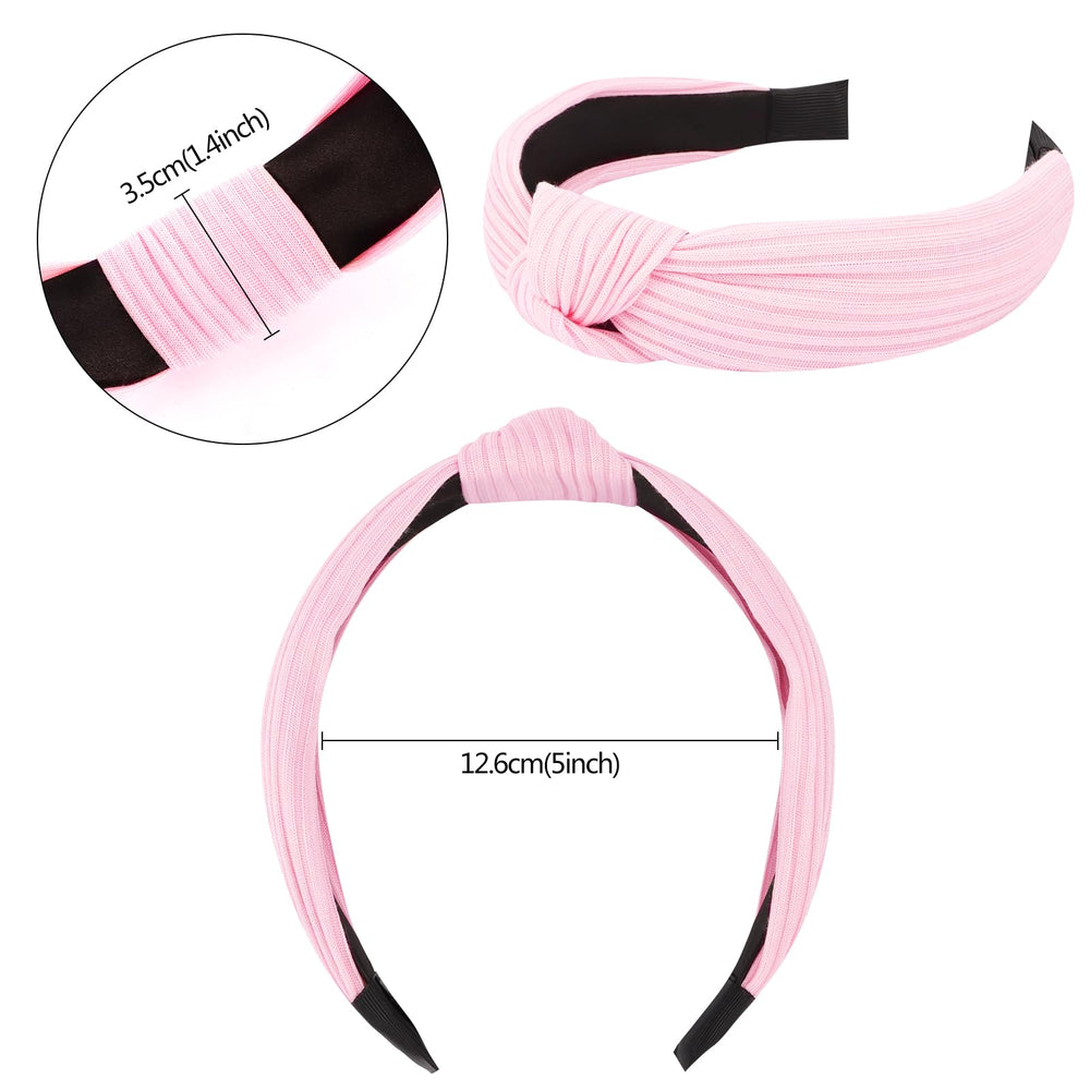 VELSCRUN headband on model with thick hair shows strong hold benefit