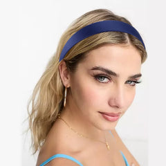 VELSCRUN headband on hand scale comparison demonstrating true 1.3-inch width