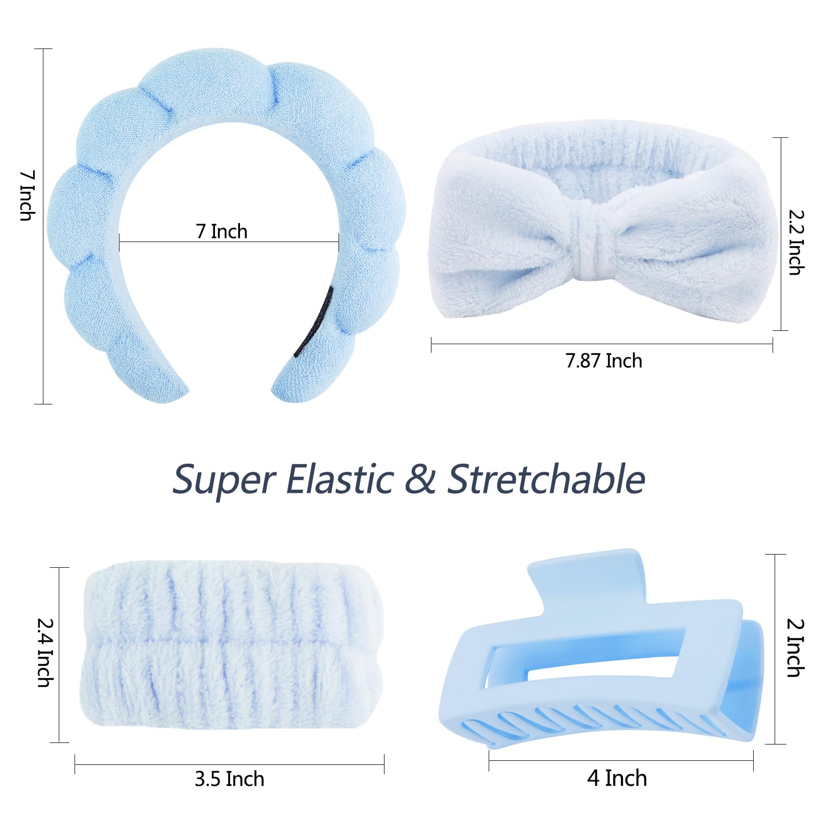 VELSCRUN size scale with hand showing one-size-fit convenience