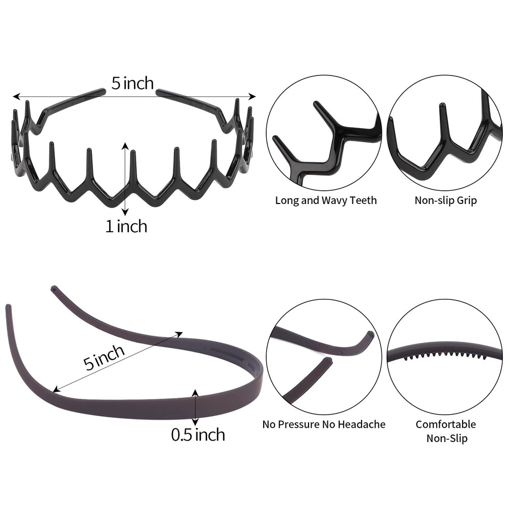VELSCRUN headband next to ruler showing 3.5 cm width scale