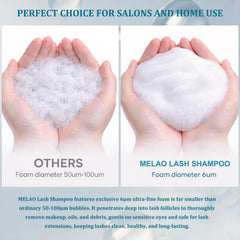 Vemofoper brush close-up showing soft bristles for gentle root cleaning