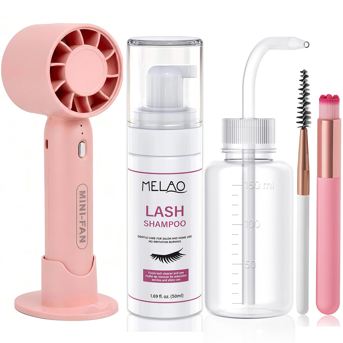 Vemofoper front bottle showing cleanser, travel-ready and labeled clearly