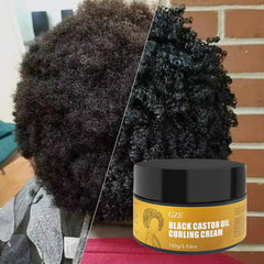 Vemofoper close-up hair shine detail showing glossy, defined curls