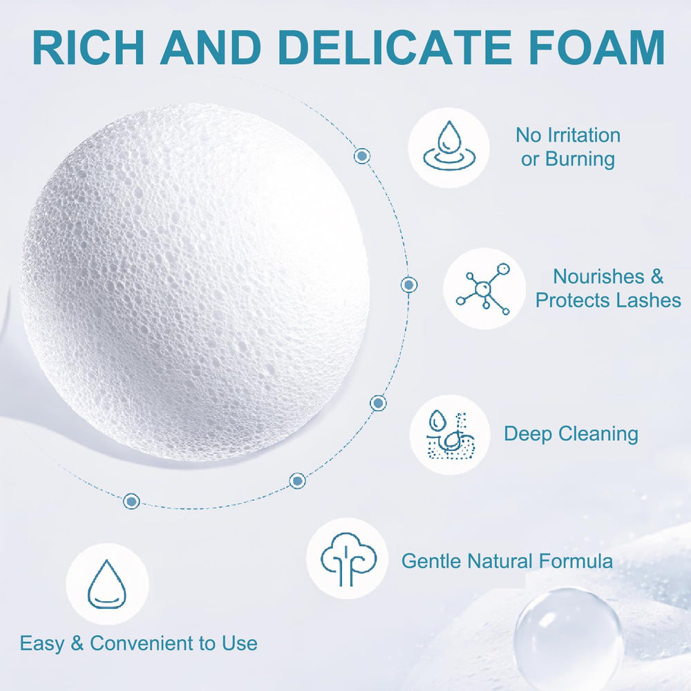 Vemofoper with soft cleansing brush in use, helps remove residue