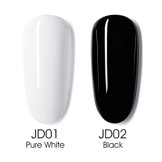 VENALISA black polish bottle close-up showing smooth pigmented finish benefit