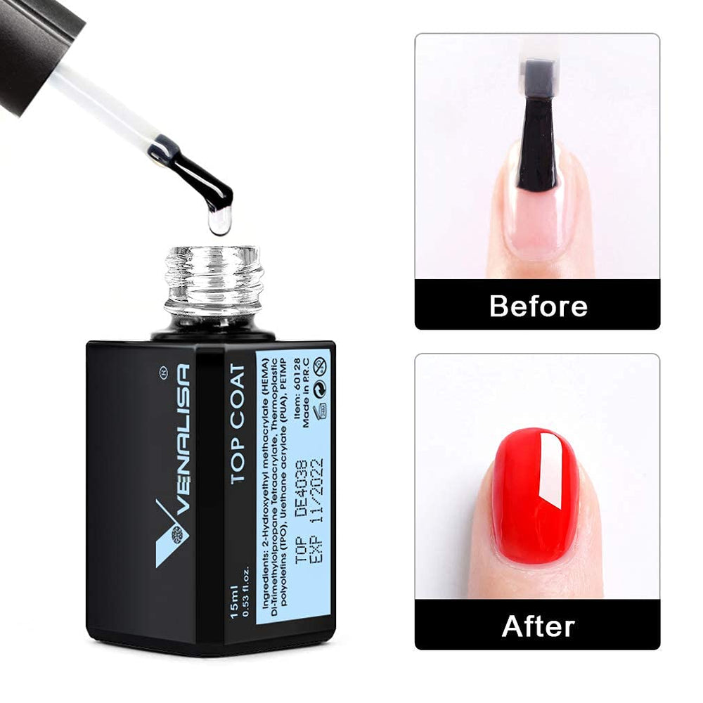 VENALISA bottle next to ruler showing compact 15ml travel-friendly size