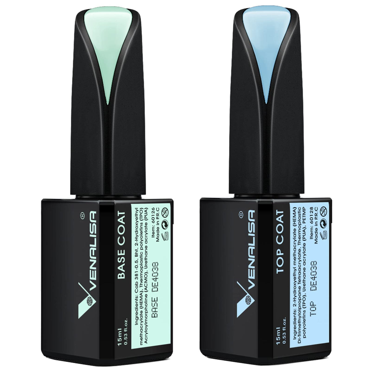 V VENALISA front packaging showing kit and easy identification with lasting finish benefit
