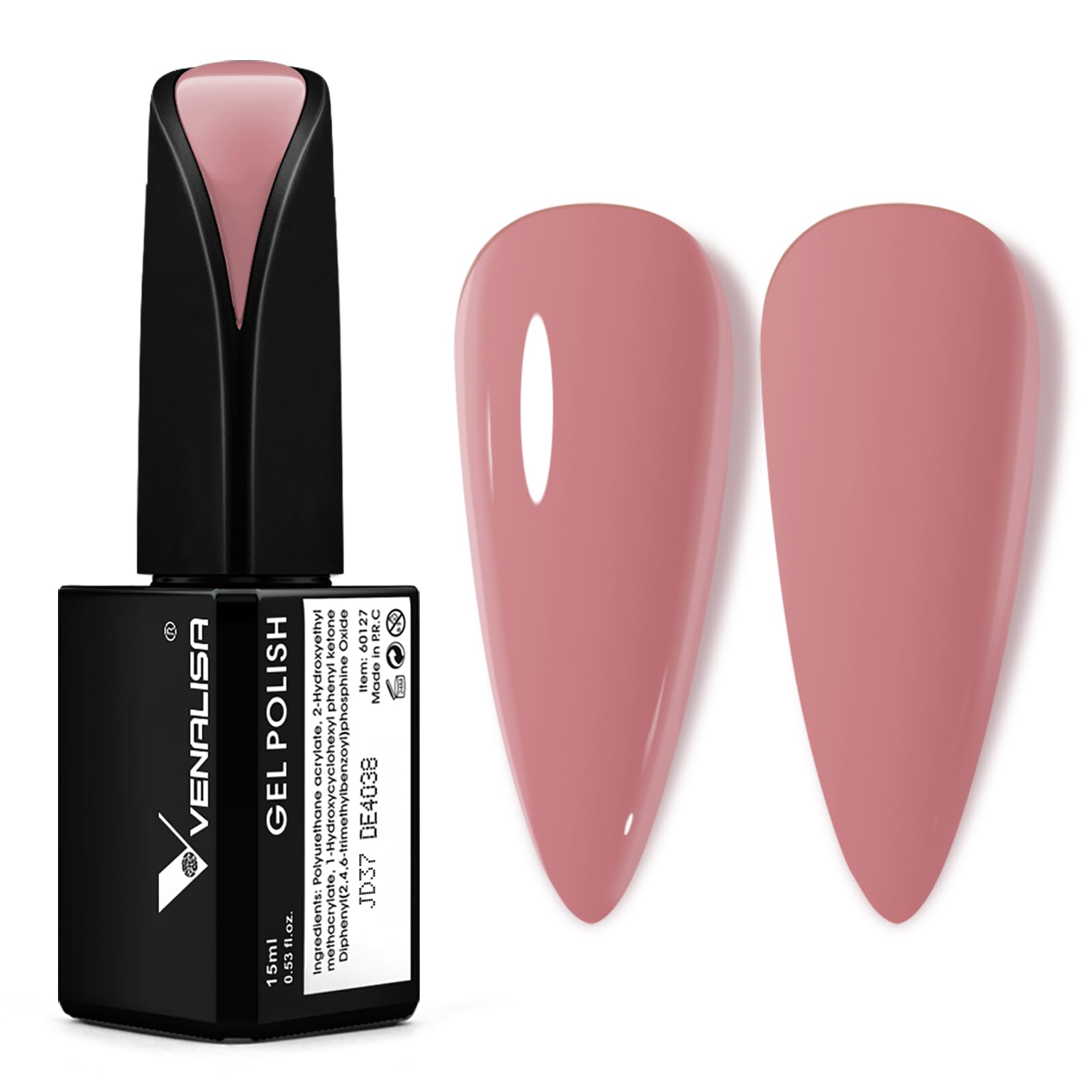 VENALISA front packaging showing 15ml bottle and baby pink shade for effortless polish
