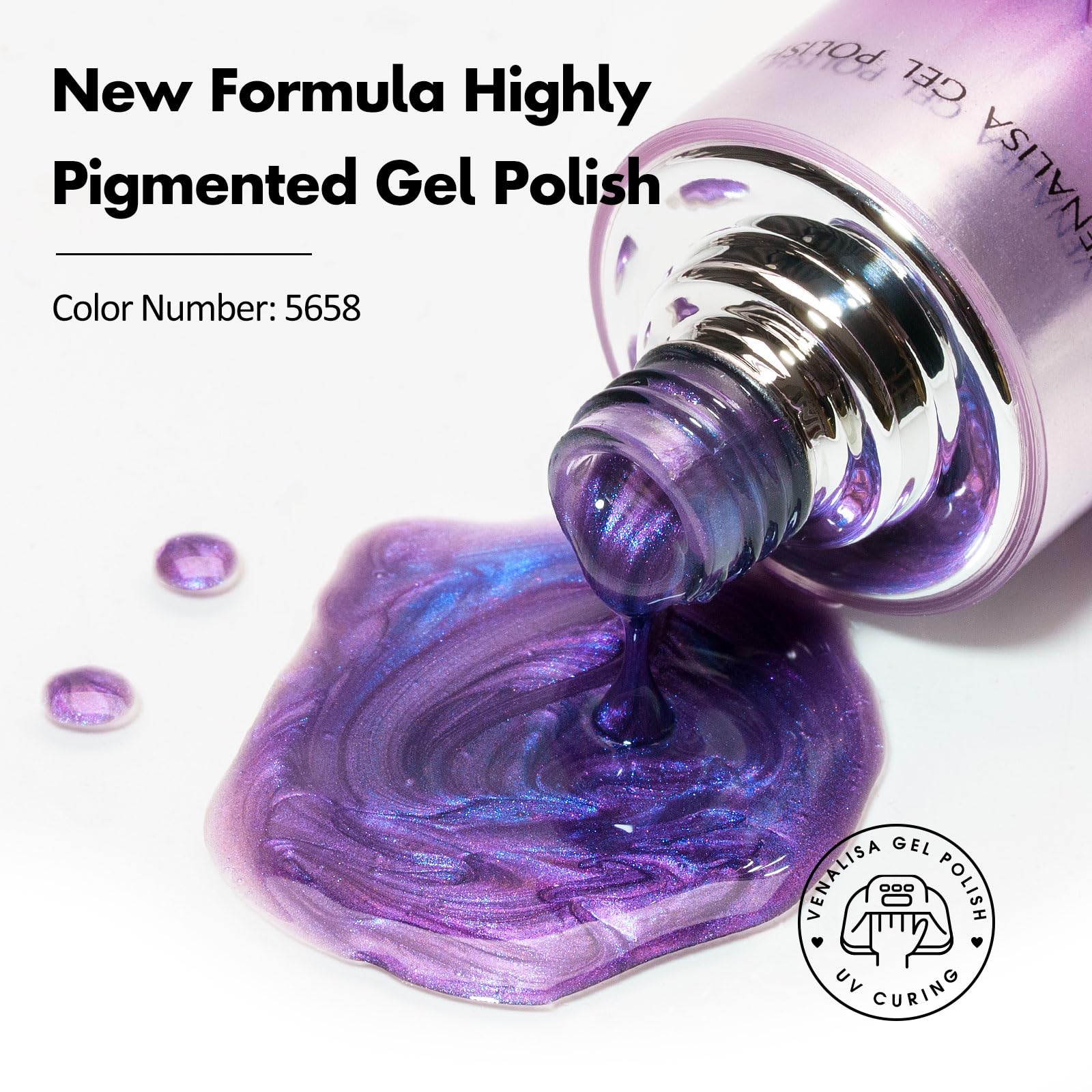 VENALISA open cap and brush demonstrating smooth application control