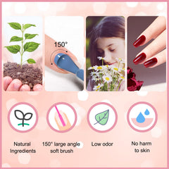 V VENALISA removal soak-off process illustrating safe nail care