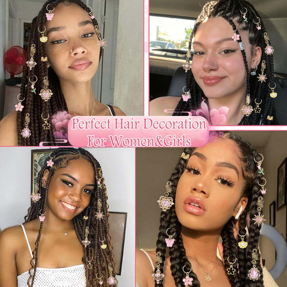 VENOFEN hair jewelry styled with romantic outfit for event-ready look